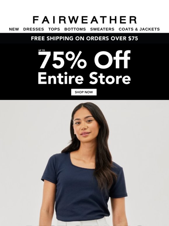 ⏳ Best Sellers Are Going Fast! Up To 75% Off Today!