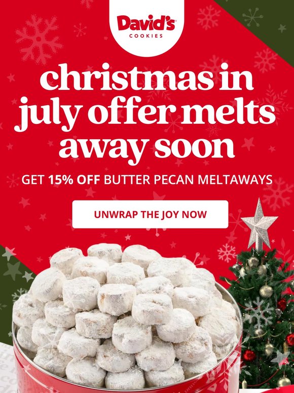 Almost Gone: 15% OFF Butter Pecan Meltaways