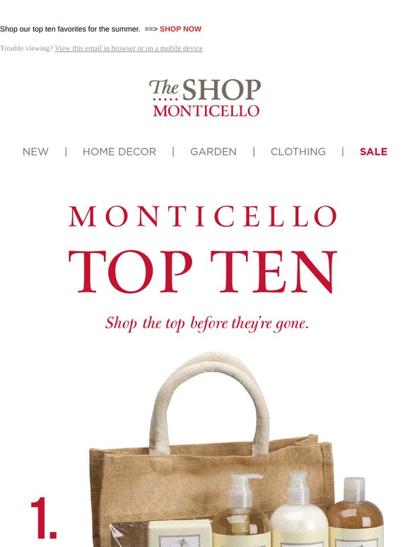 TOP TEN SUMMER PICKS!