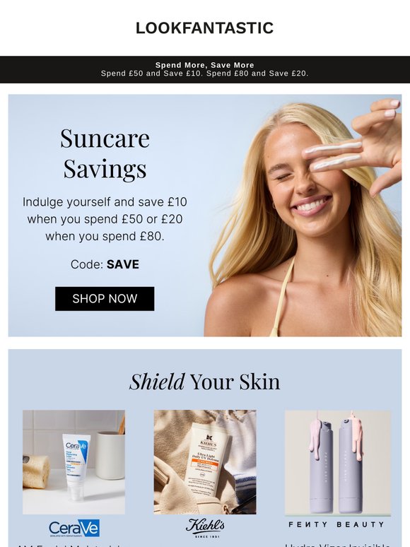 Spend & Save on SPF Essentials
