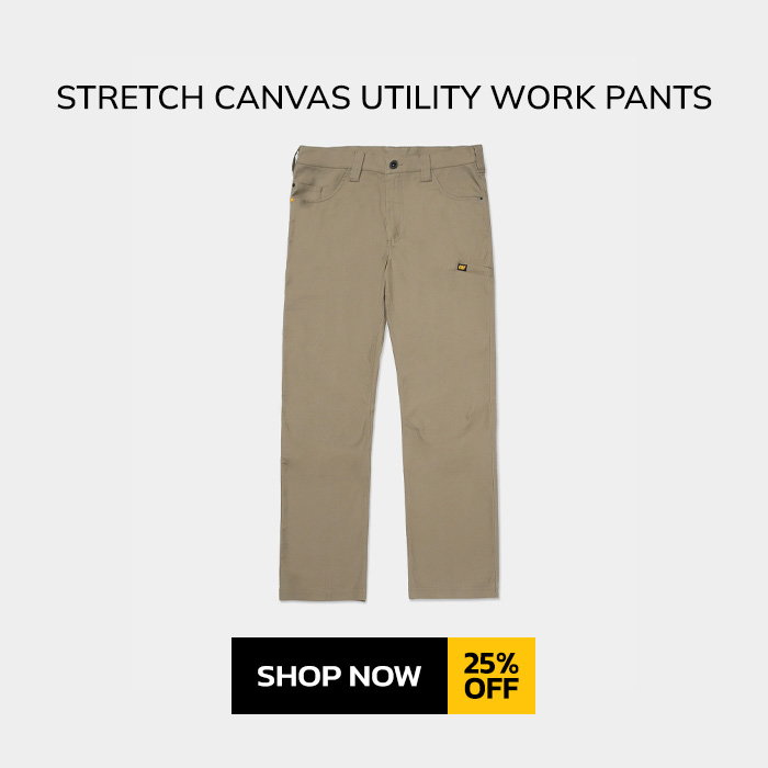 Stretch Canvas Work Pants