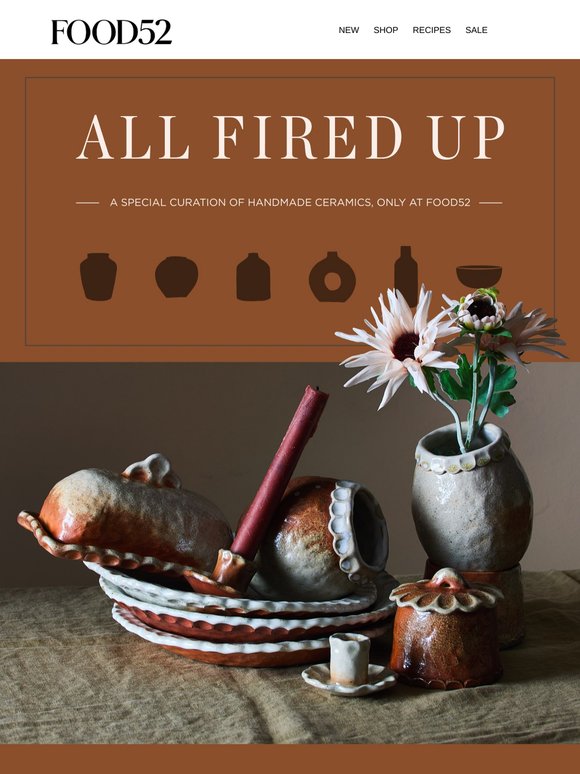 Wood-fired ceramics from artist Meghan Burke.