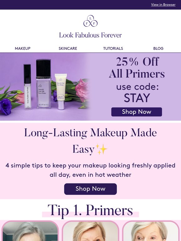 Long-Lasting Makeup Made Easy✨