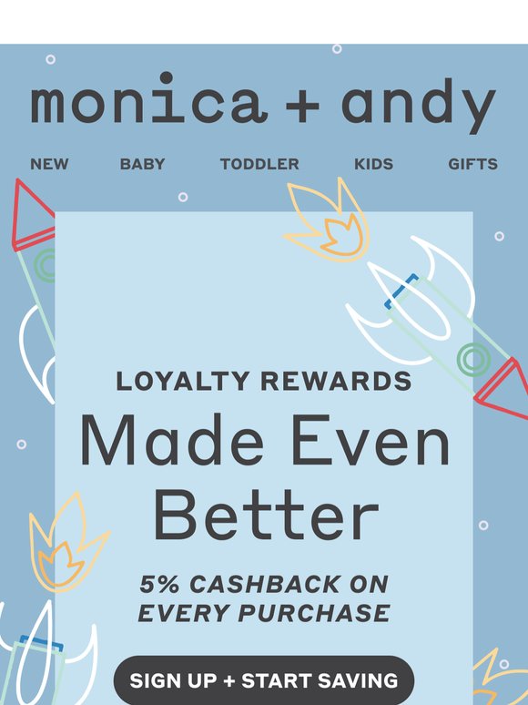 You’re on our list—now earn 5% back 🤩