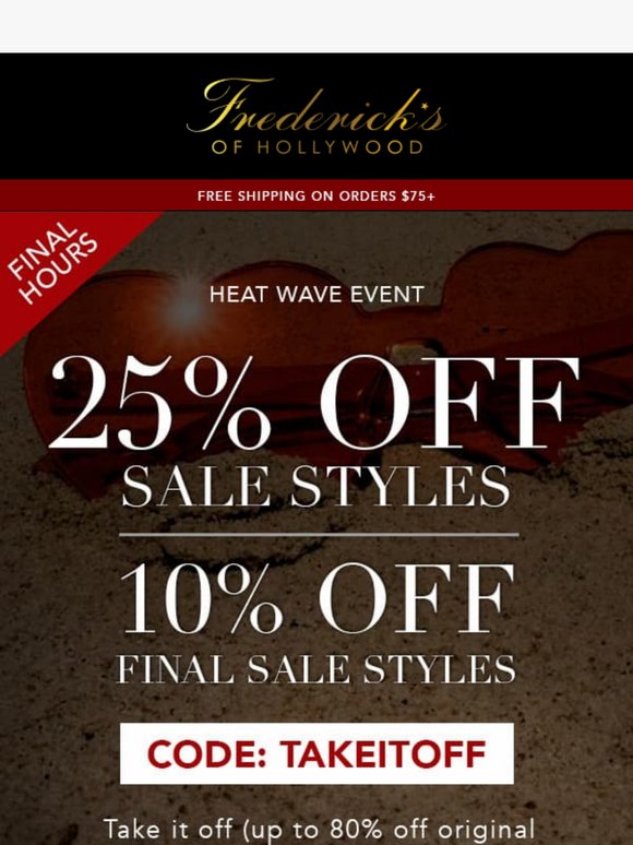 LAST CHANCE: Up to 80% Off