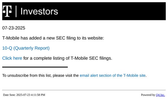 T-Mobile - 10-Q (Quarterly Report) SEC Filing