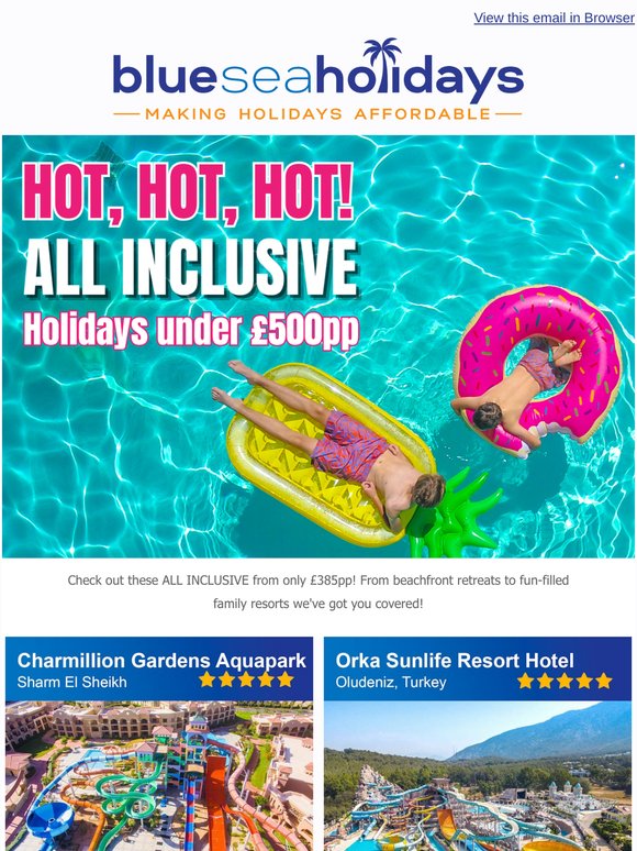 ☀ All-Inc Holidays Under £500pp! ✈ Lanzarote, Mallorca, Turkey & More! 😍