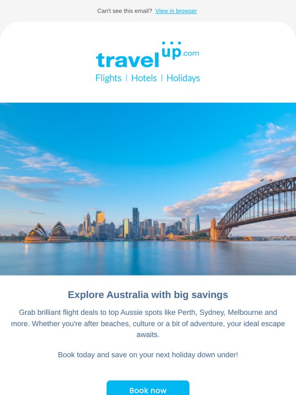Explore Australia with big savings