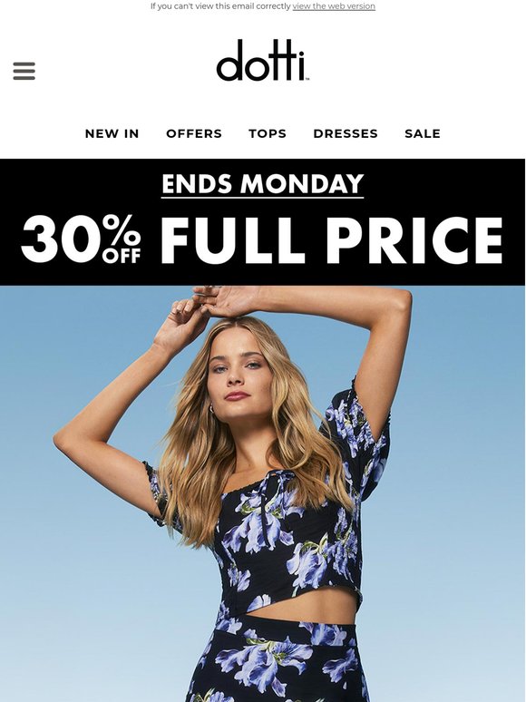 New Arrivals 🤍 30% Off Full Price