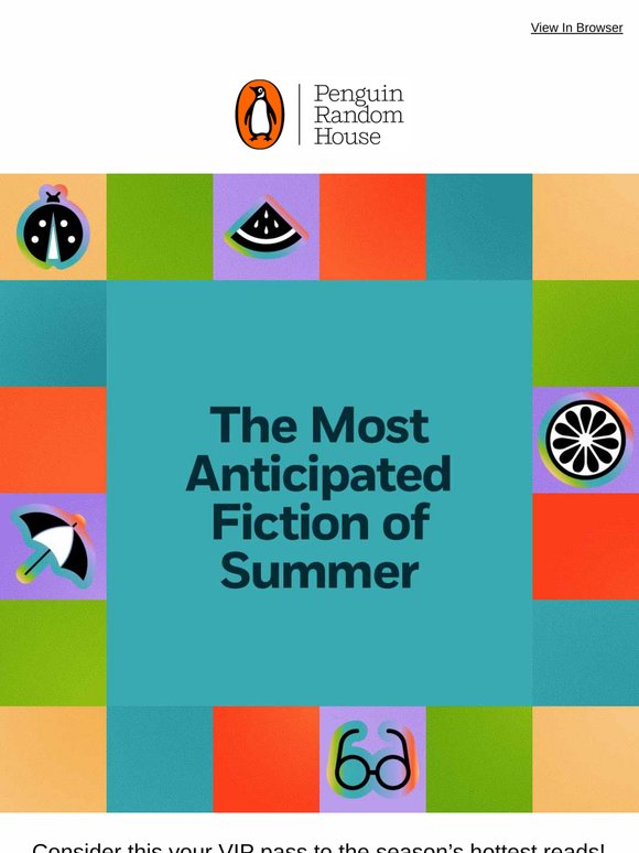 The Most Anticipated Fiction of the Summer ☀️