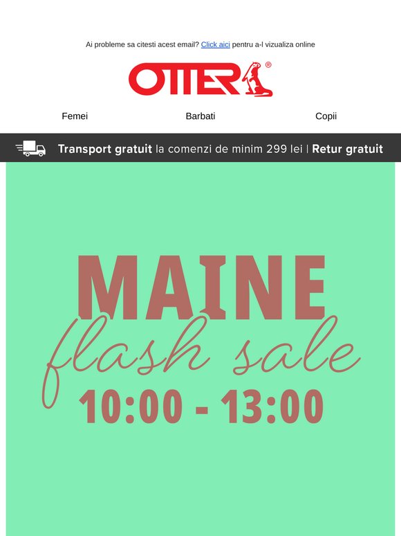⚡Nu rata cel mai mare FLASH SALE❗