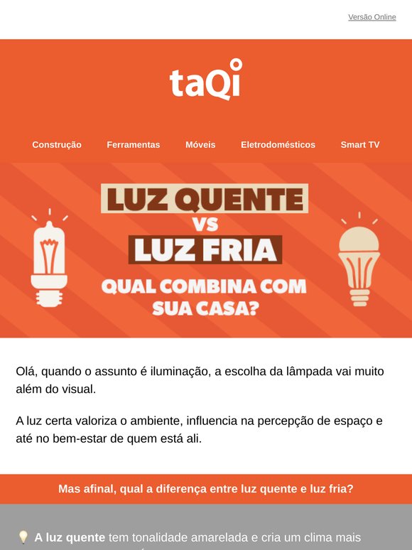 Descubra a luz ideal para cada ambiente