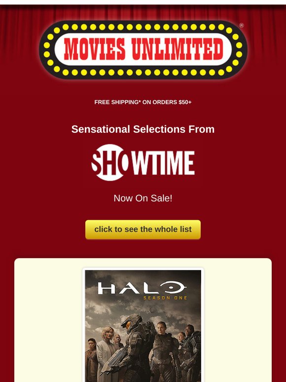 Sensational Selections from Showtime on Sale!