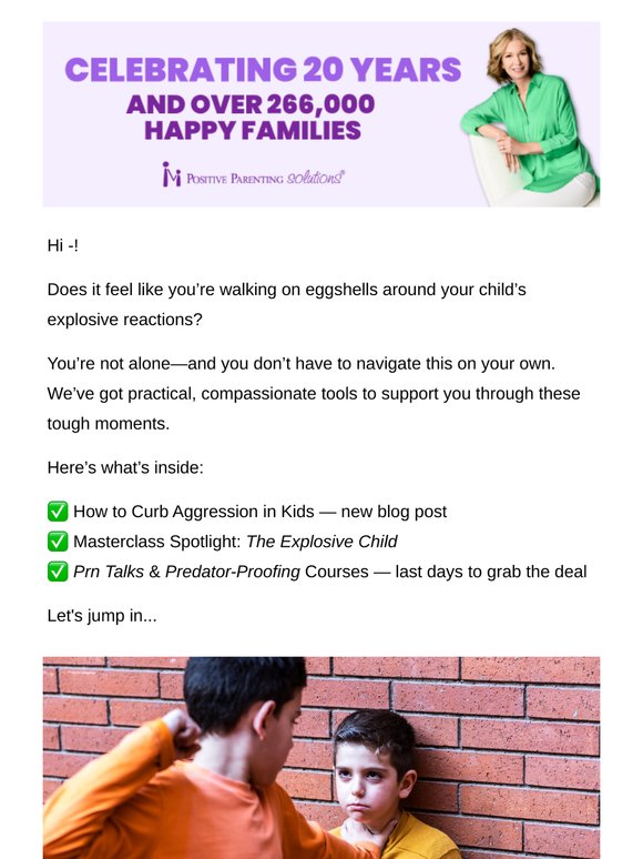 Aggression and Explosive Outbursts? Here’s What Helps