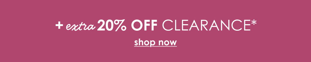 Black Friday in July! take an extra 20% off clearance