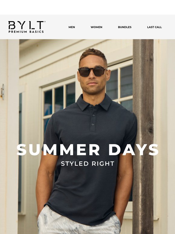 Summer Shorts + Polos = Effortless