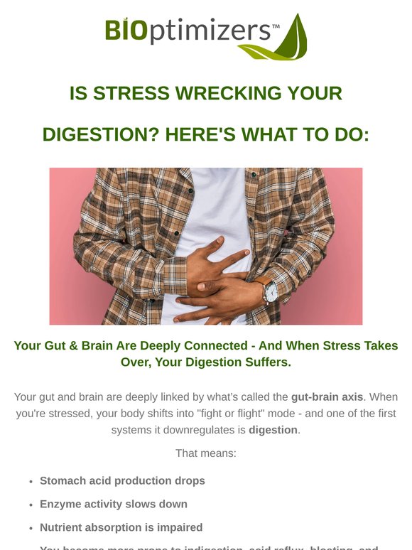 Is Stress Secretly Sabotaging Your Digestion?🔍