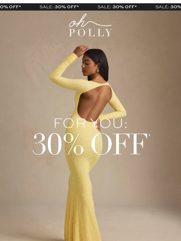30% off? Yes, please