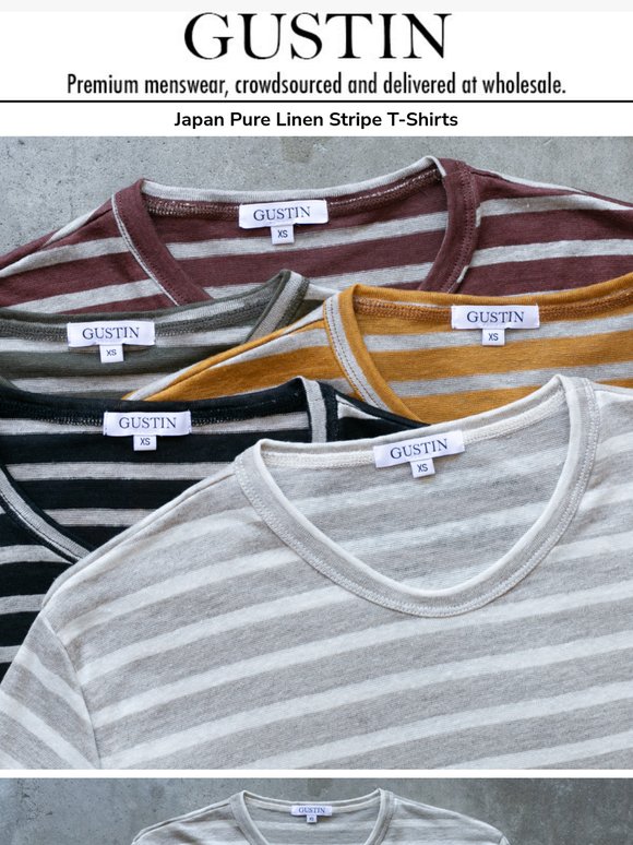Ultimate T-Shirt Contender - Pure Linen | Surfer Style Bleach Denim