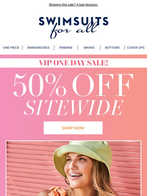 Yes, everything is 50% OFF!