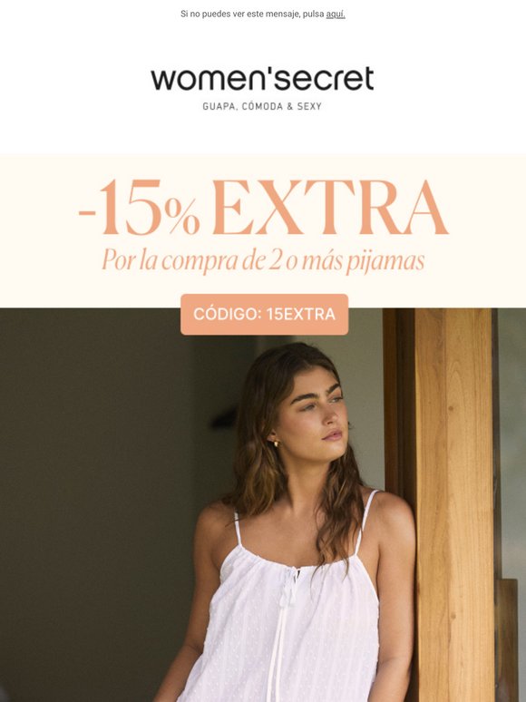 ¡15% EXTRA en pijamas! 💤 Llévatelos de viaje