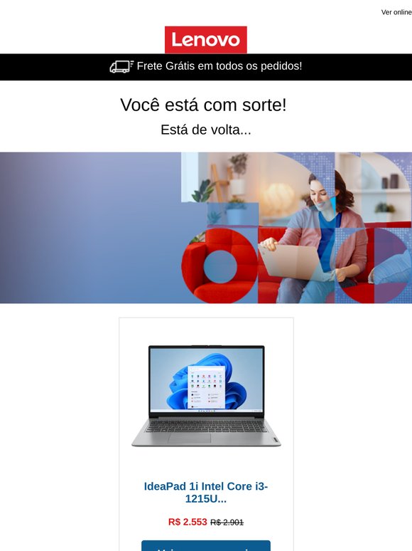 Boas notícias! Olha quem voltou!