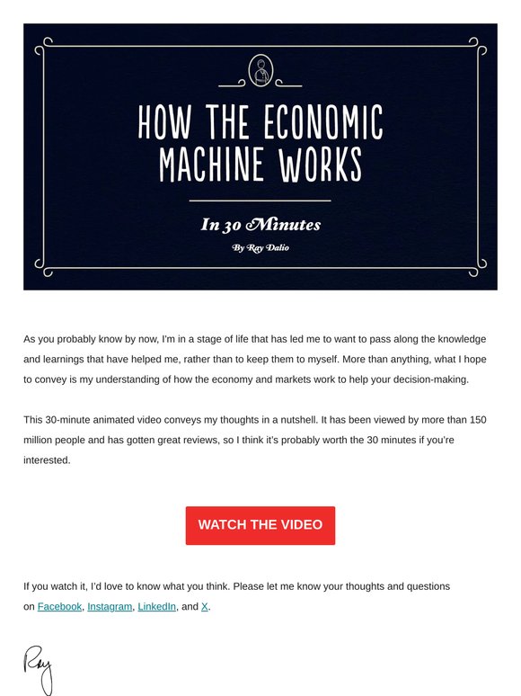 Understand How the Economic Machine Works in 30 Minutes