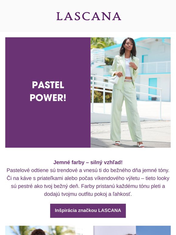 Jemné farby – silný vzhľad!