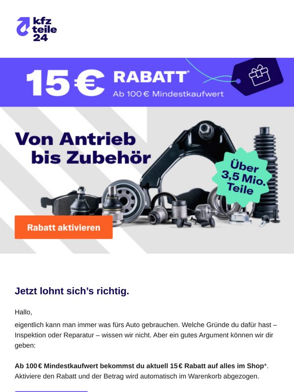 Summer Sale: Von Antrieb bis Zubehör