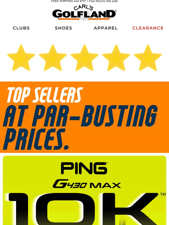 ⭐ Carl's TOP SELLERS at the BEST PRICES EVER