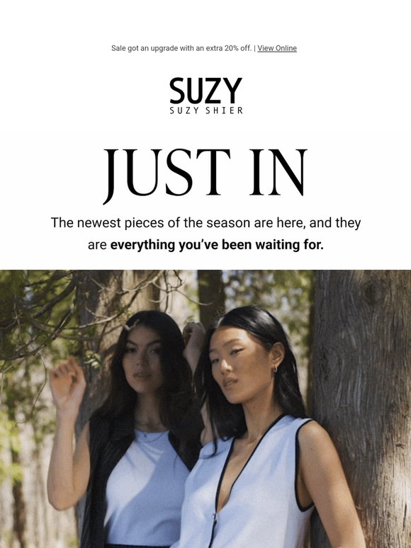 NEW ARRIVALS JUST LANDED