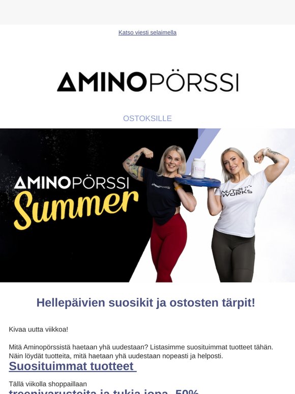 Hellepäivien SUOSIKIT, älä missaa näitä! ☀️