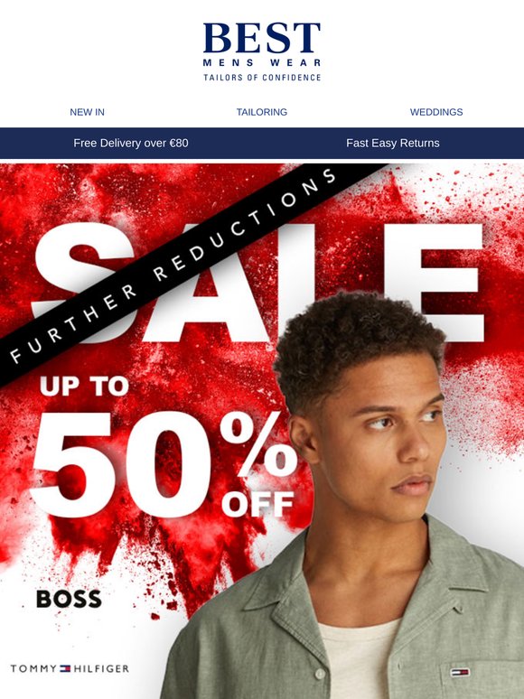 Further Reductions: Up to 50% Off Now Live
