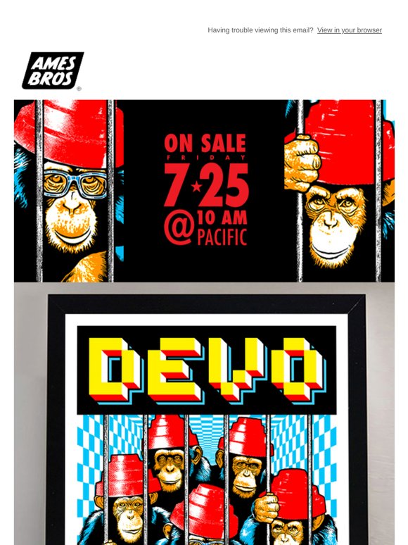 2025 DEVO Seattle Woodland Park Zoo Posters - on sale tomorrow!
