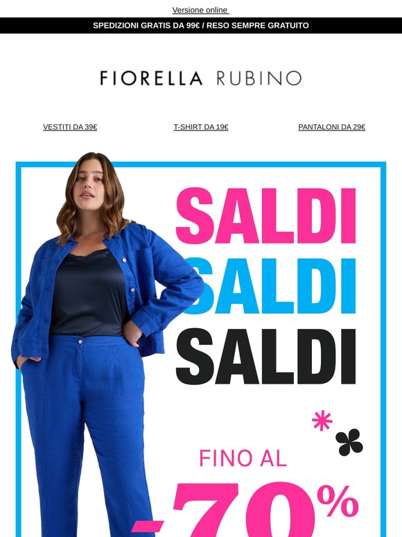 SALDI 💎 Da ora fino al -70%