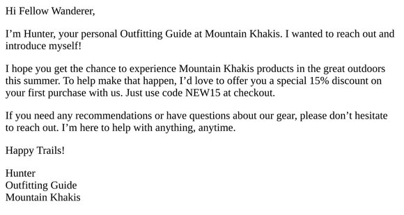 🌲 A special treat for you from Mountain Khakis