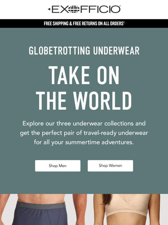 Hot, humid travel has nothing on these undies