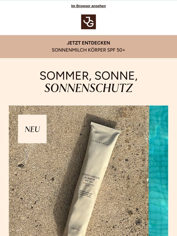 Unsere neue Sonnenmilch ist da! ☀️