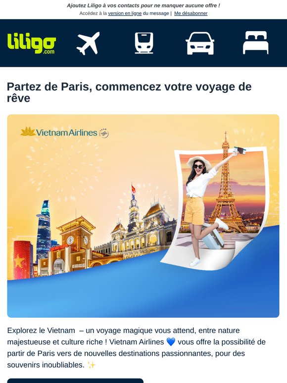 Cet été, envolez-vous vers l'Asie avec Vietnam Airlines 🫰