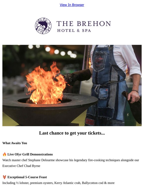 Last chance to get your tickets