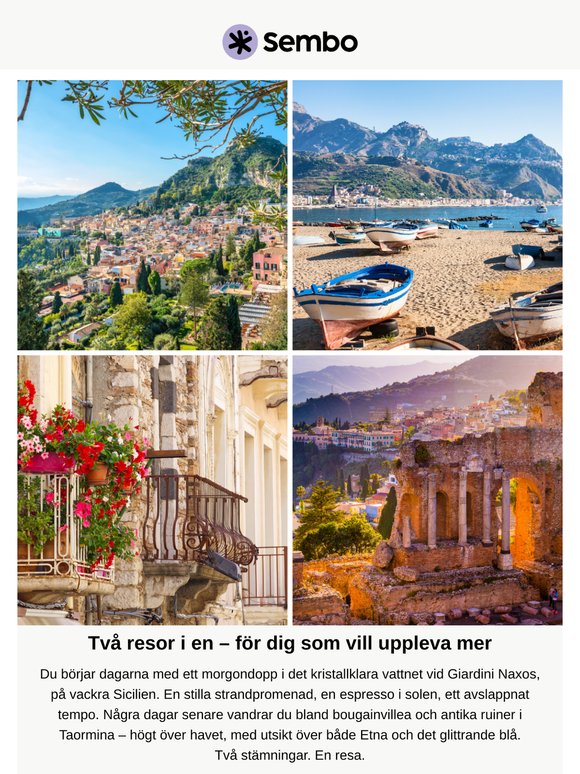 Kombinera mera – upplev dubbelt så mycket i sommar ☀️
