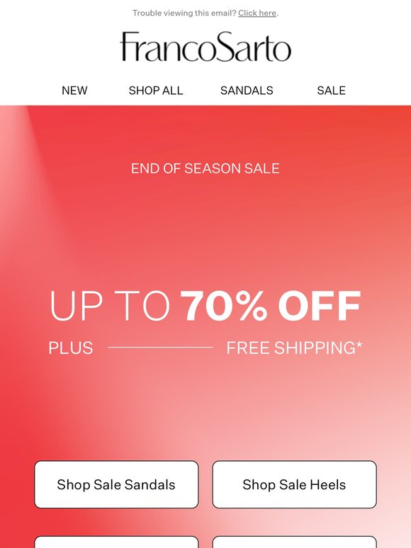 Up to 70% Off + free shipping Happening NOW☀️😎❤️‍🔥