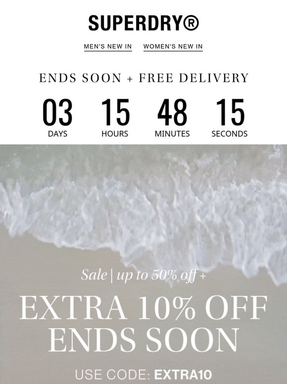 Extra 10% Off Sale | Ends Soon