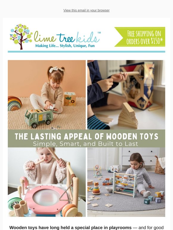 The Lasting Appeal of Wooden Toys