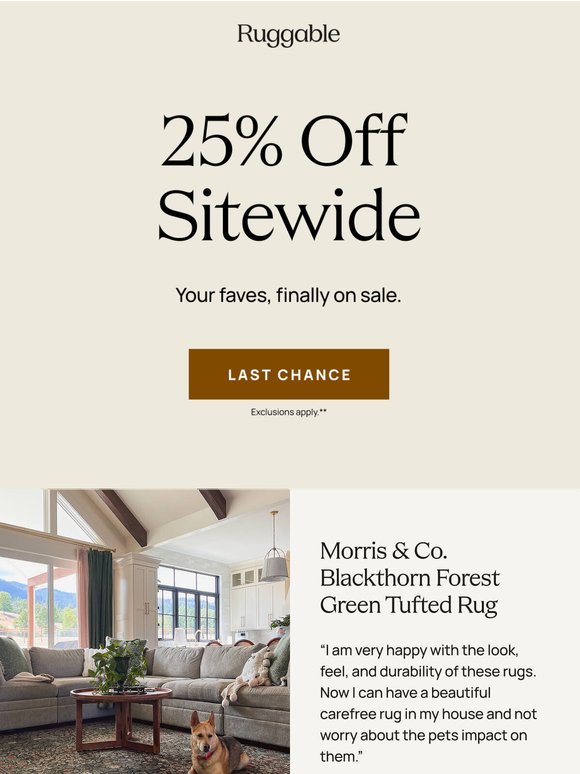 25% off Morris, Graice, goop, and more!