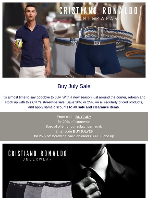 BUY JULY sale, starts now!