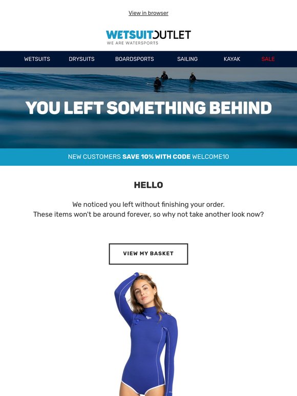 You left something in your cart