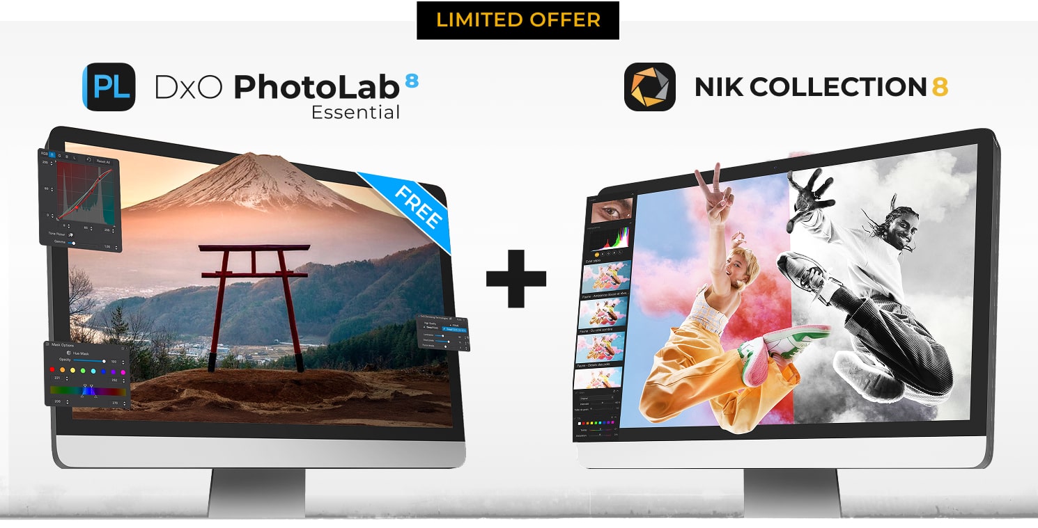 Limited Offer - DxO PhotoLab 8 + NIK COLLECTION 8