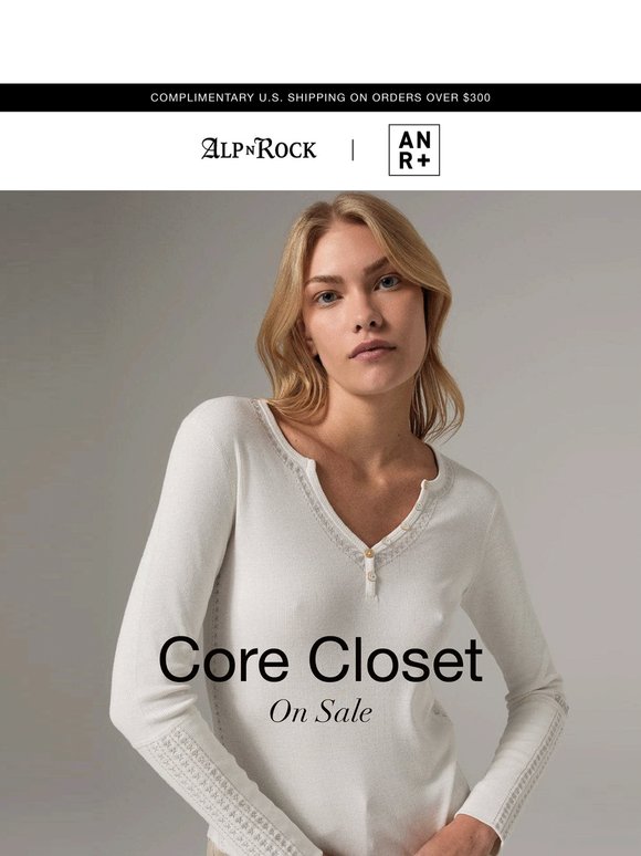 Alp N Rock: Core Closet -- Sale is On | Milled