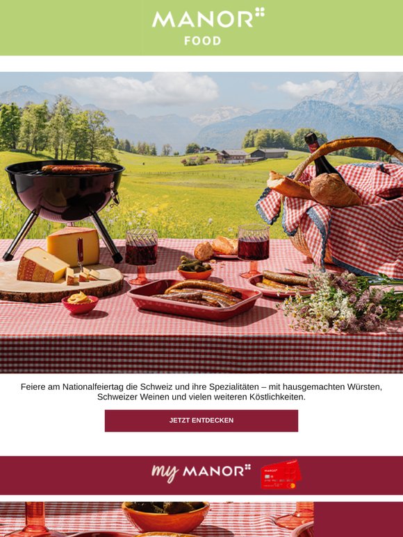 —, feiere den 1. August ganz schweizerisch